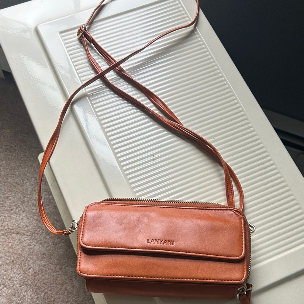 Brown Leather Crossbody Bag - Picture 5 of 5